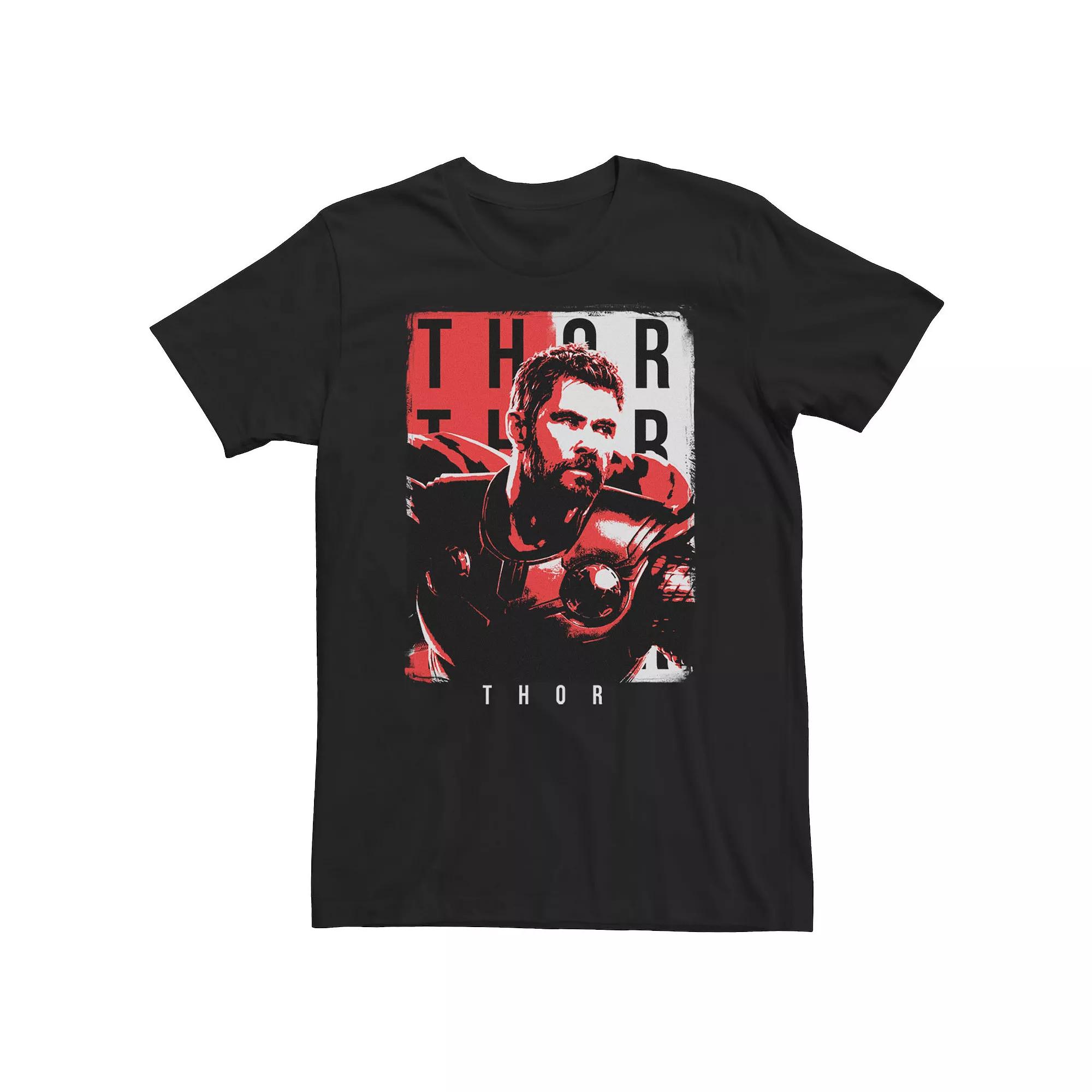 Big & Tall Marvel Avengers Thor Poster Tee, Men's,  Product Image