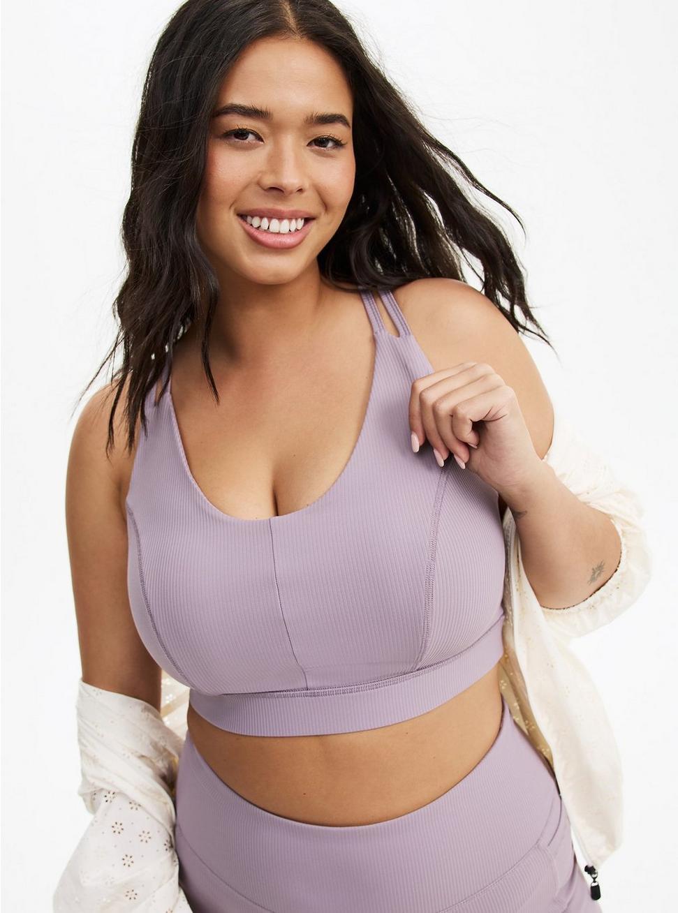 Low Impact Wireless Rib Active Bra Product Image