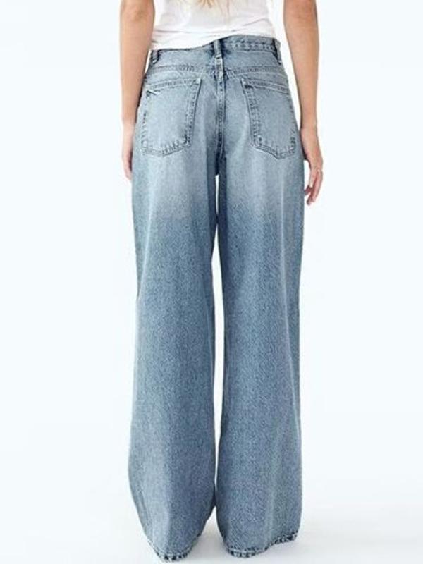 Casual Fashion Boyfriend Jeans Product Image