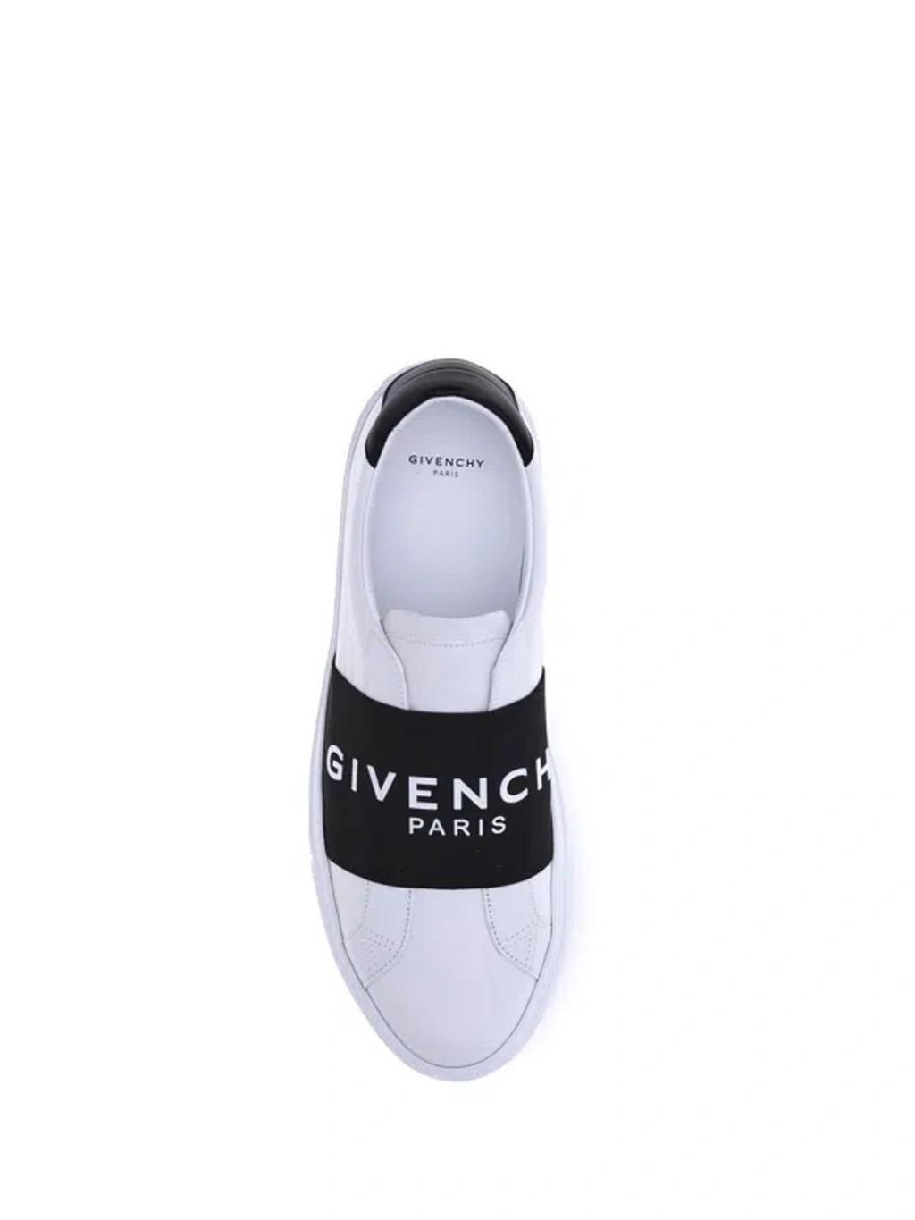 GIVENCHY Urban Street Sneakers In Leather With Elastic Band In Multi Product Image