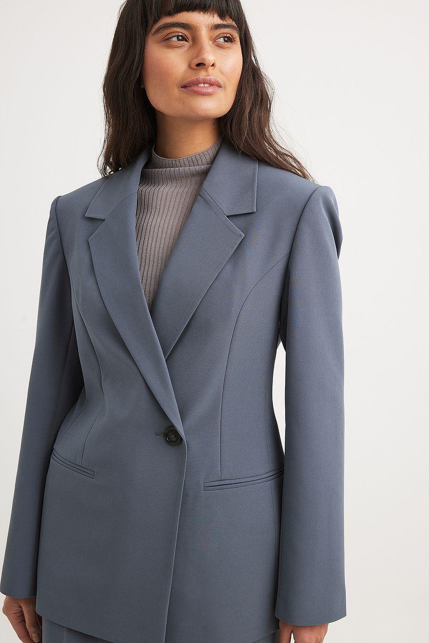 Fitted Overlap Blazer Product Image