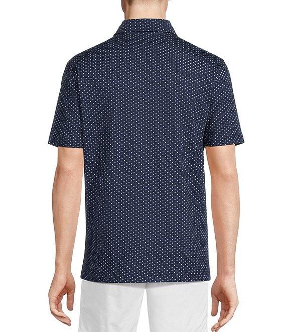Cremieux Blue Label Classic Fit Stretch Jersey Geo Print Polo Shirt Product Image