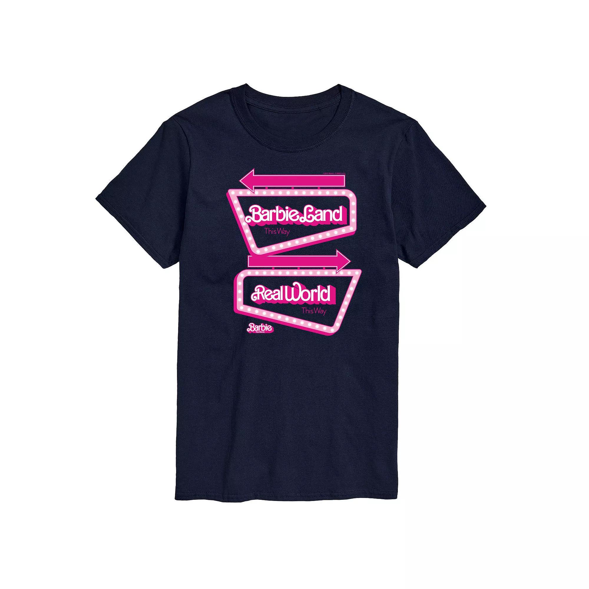 Big & Tall Barbie™ The Movie Barbieland Graphic Tee, Men's,  Product Image