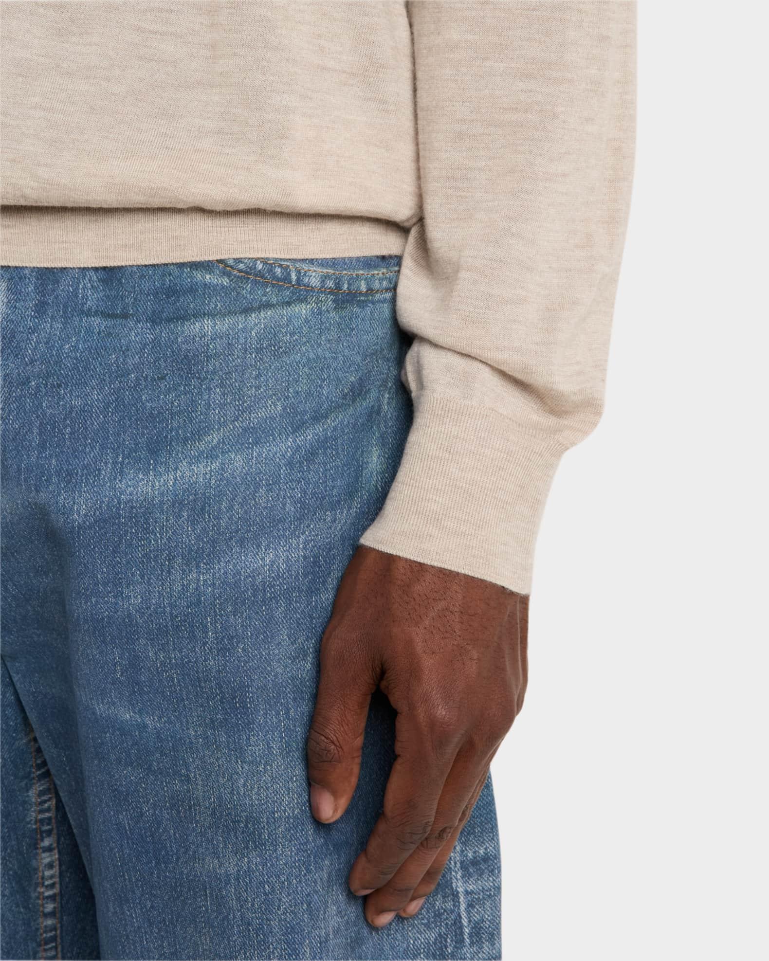 Men's Fine Cashmere Polo Shirt Product Image