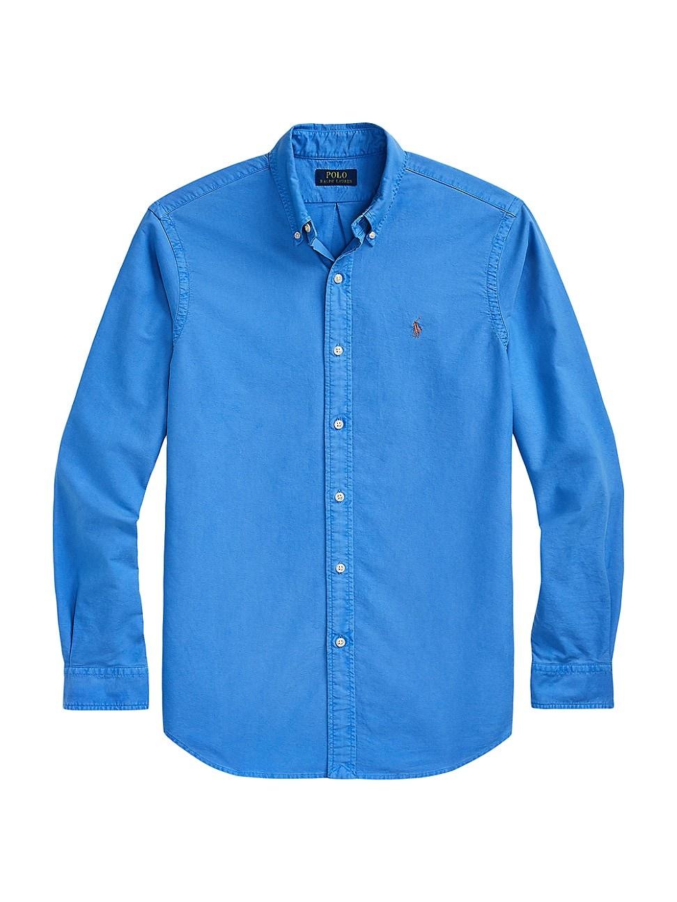Mens Classic-Fit Garment-Dyed Oxford Shirt Product Image