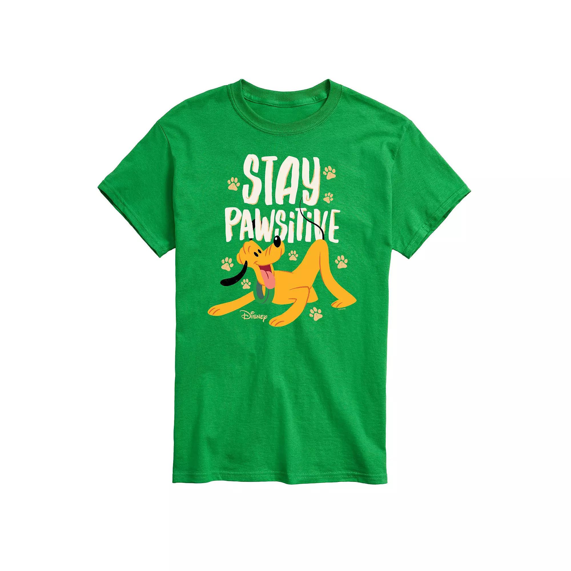 Disney's Cats & Dogs Big & Tall Stay Pawsitive Graphic Tee, Men's,  Product Image