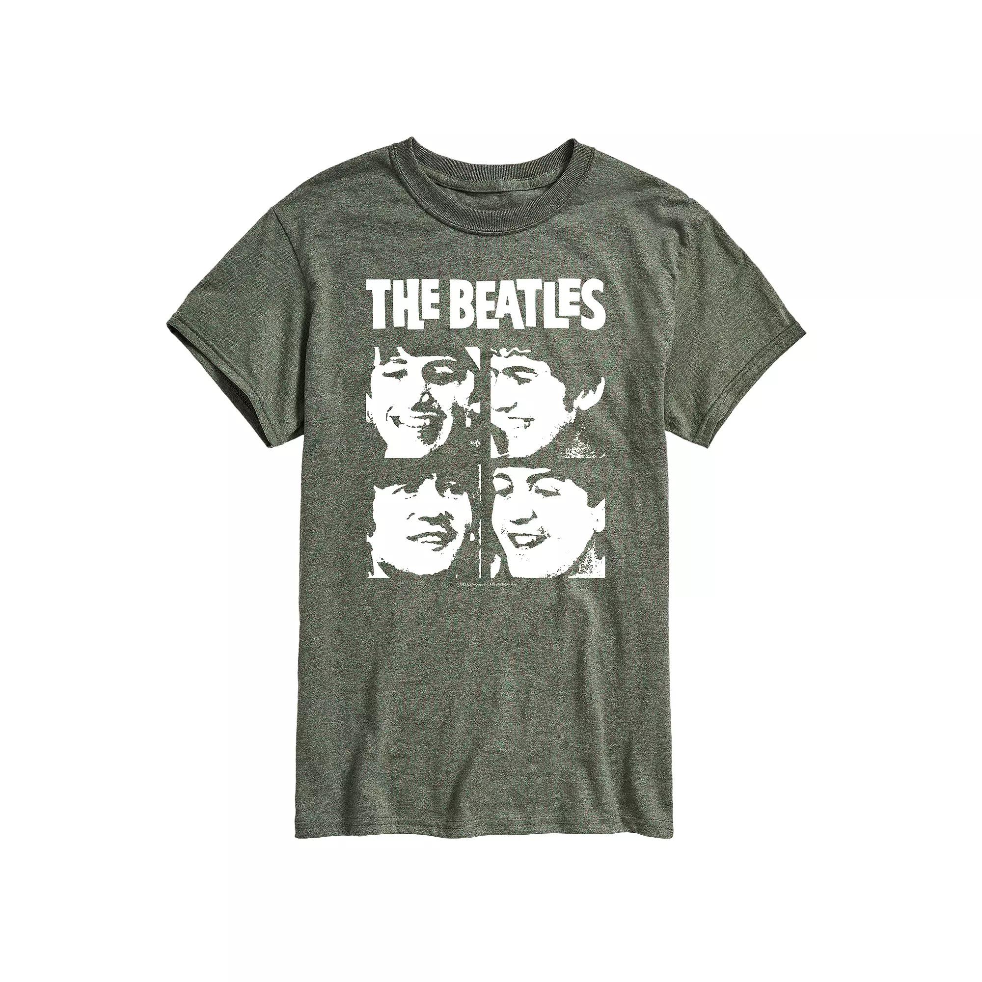 Men's The Beatles Face Grid Tee,  Product Image