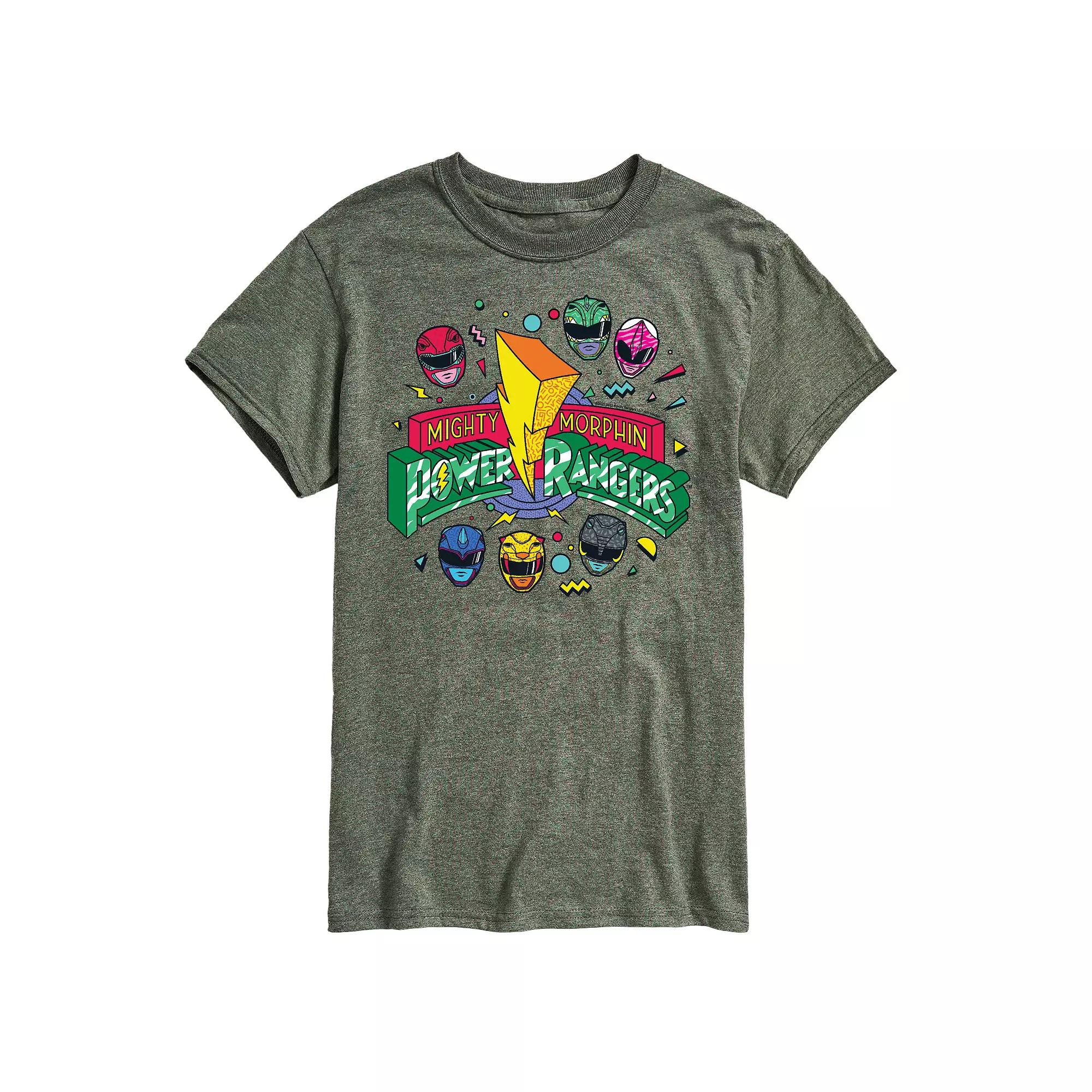 Men's Power Rangers 90s Logo Graphic Tee,  Product Image
