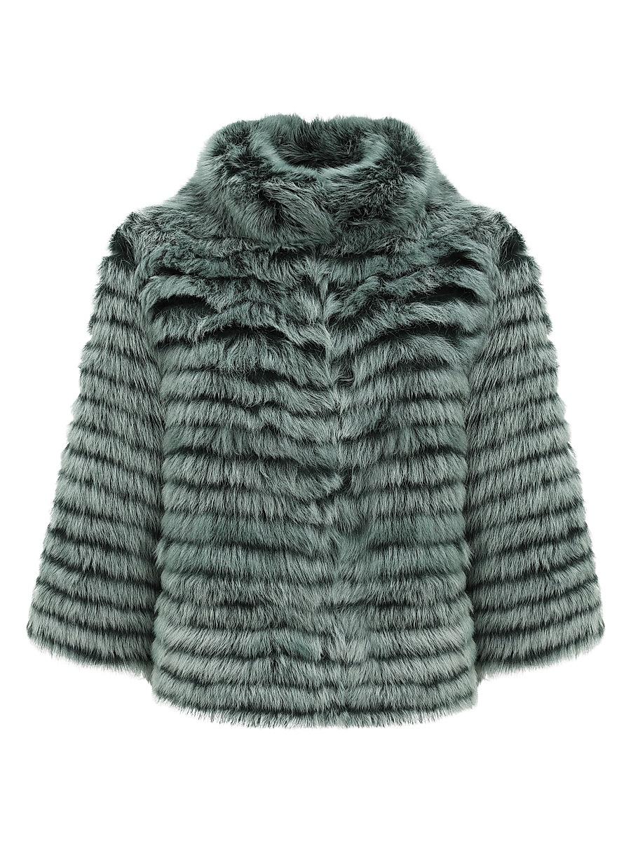 Womens Toscana Shearling Lamb Layered Jacket Product Image