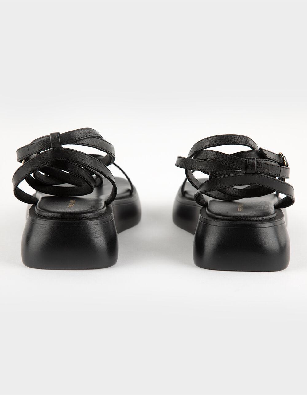 FREE PEOPLE Winnie Wrap Womens Flatform Sandals - BLACK Product Image