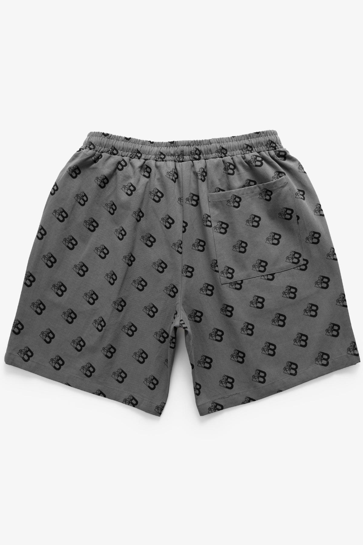 Blacksmith - All Over Grafter Shorts - Grey Product Image