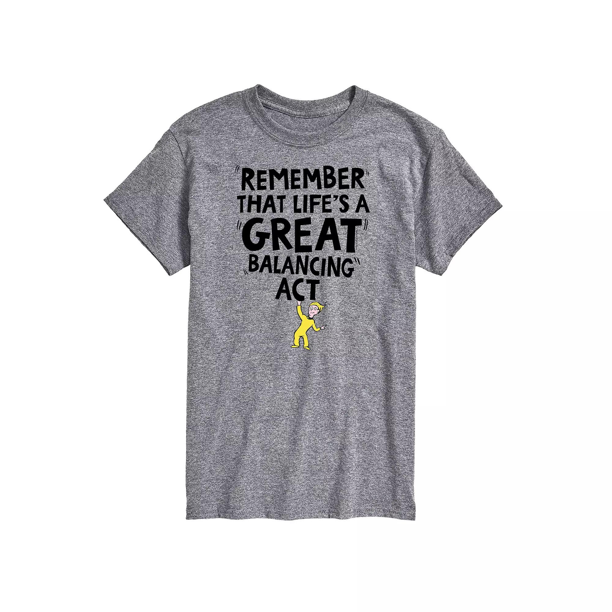 Big & Tall Dr. Seuss Balancing Act Tee, Men's,  Product Image