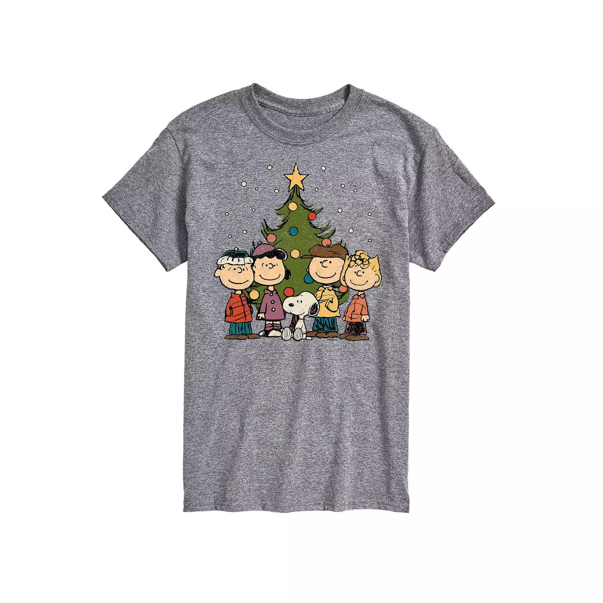 Men's Peanuts Christmas Group Tee,  Product Image