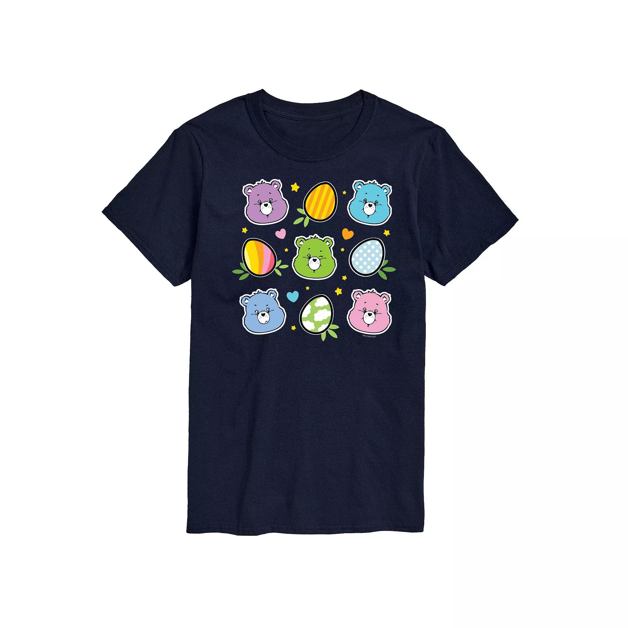 Men's Care Bears Easter Grid Graphic Tee,  Product Image
