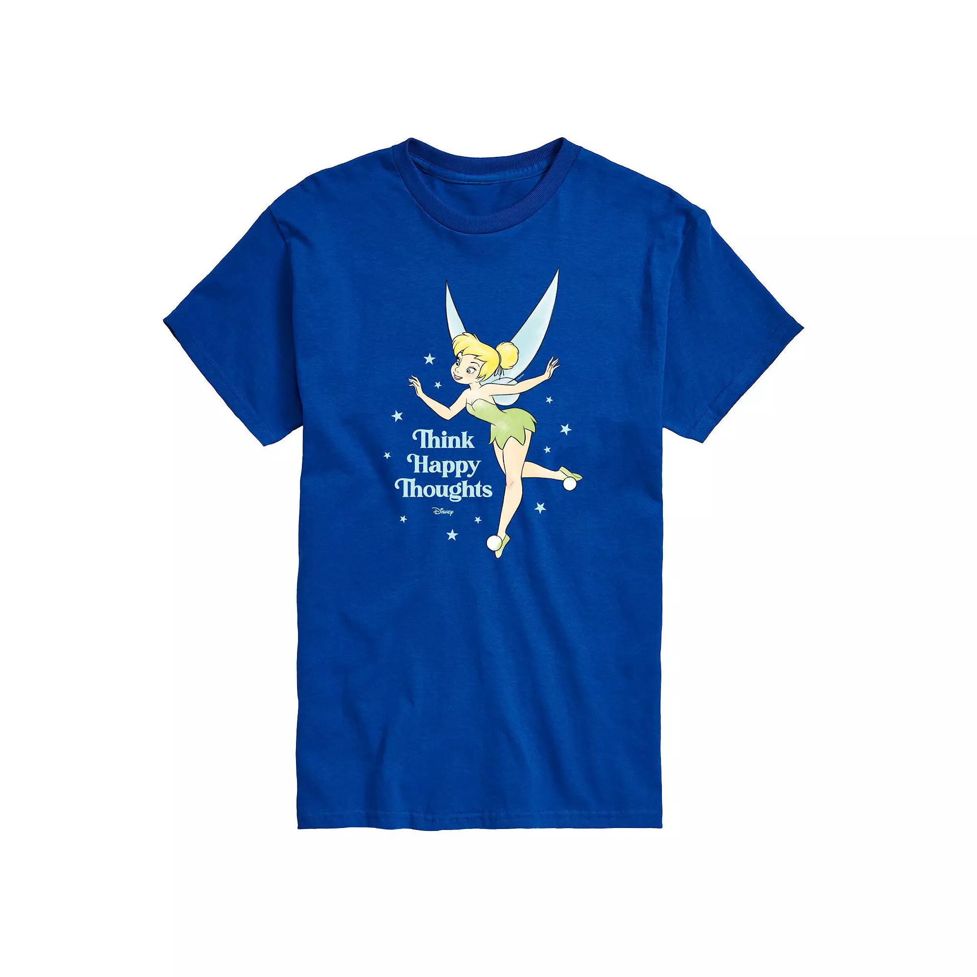 Disney's Tinker Bell Big & Tall Happy Thoughts Graphic Tee, Men's,  Product Image