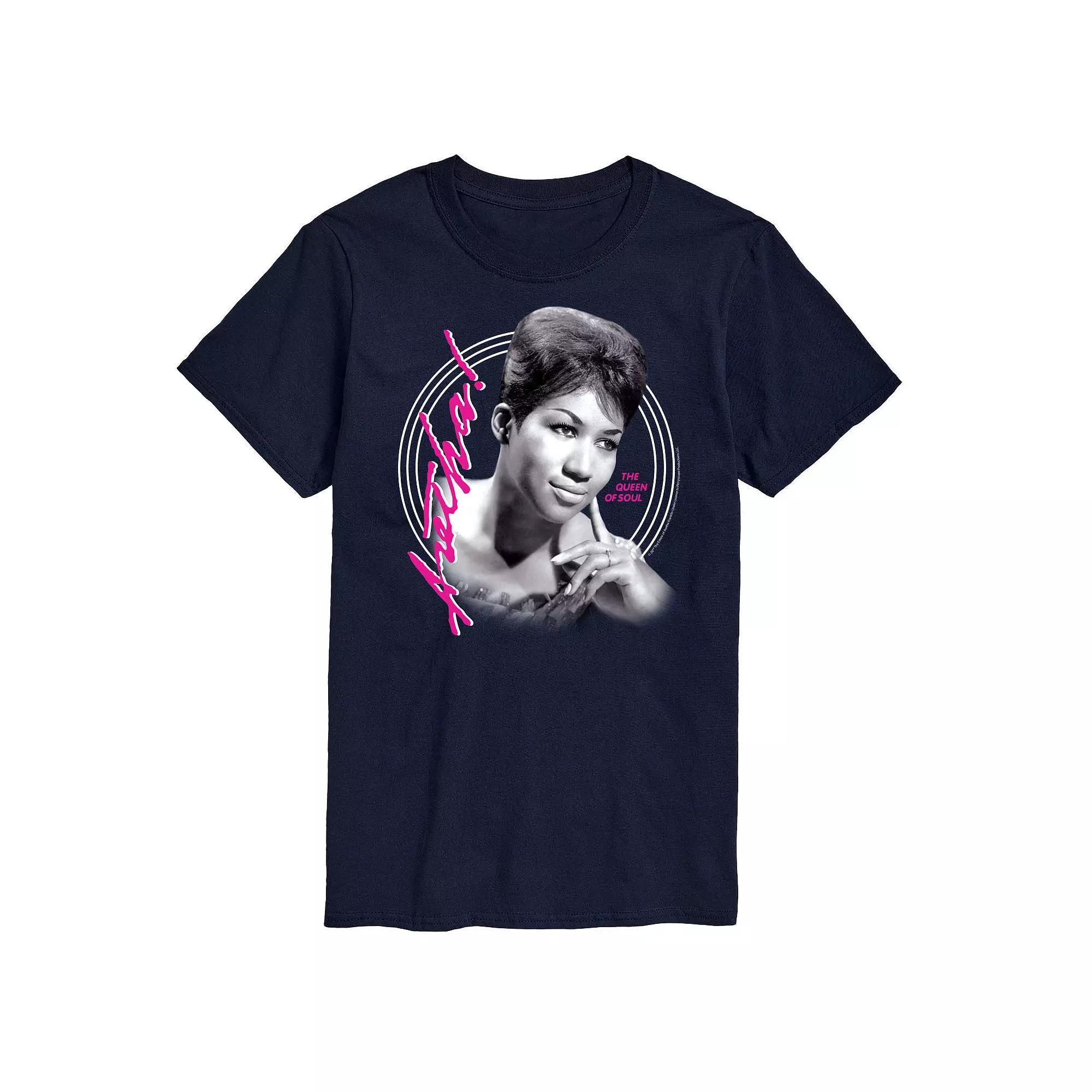 Men's Aretha Franklin Queen Of Soul Graphic Tee,  Product Image