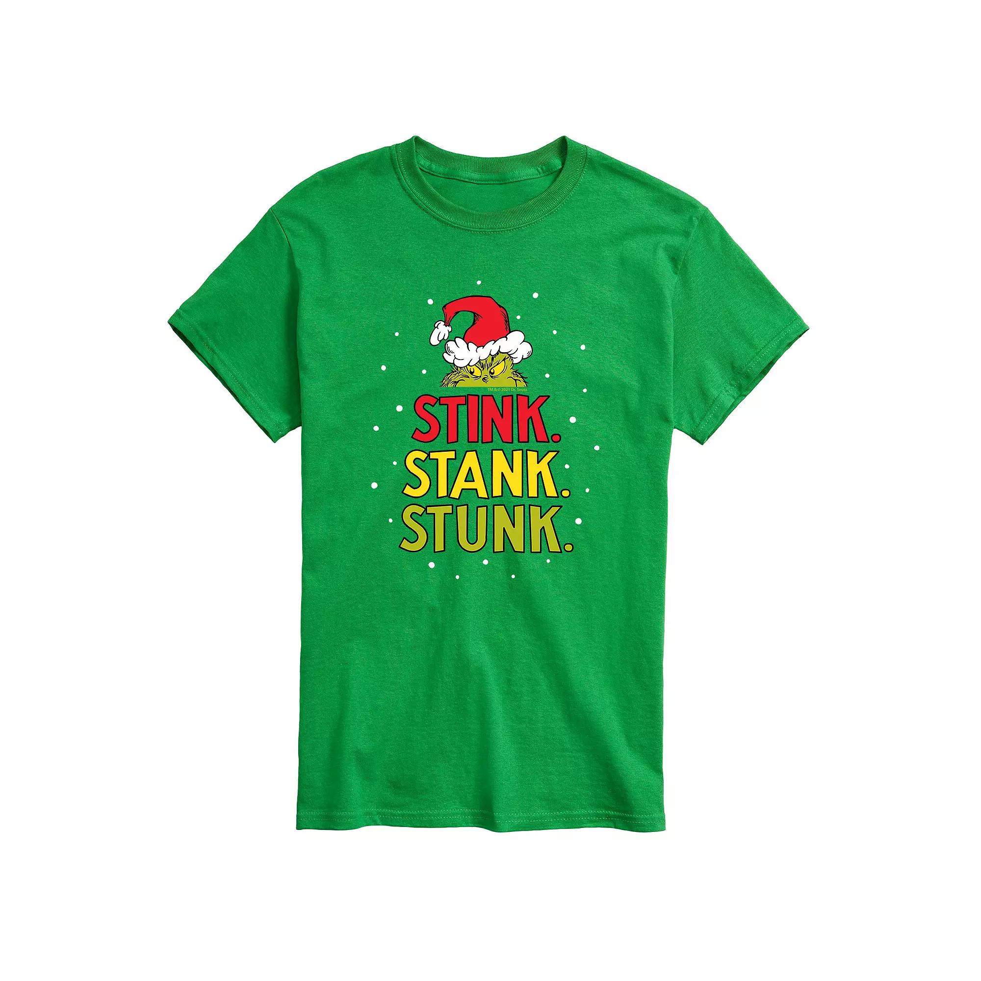 Men's Dr. Seuss The Grinch "Stink Stank Stunk" Tee,  Product Image
