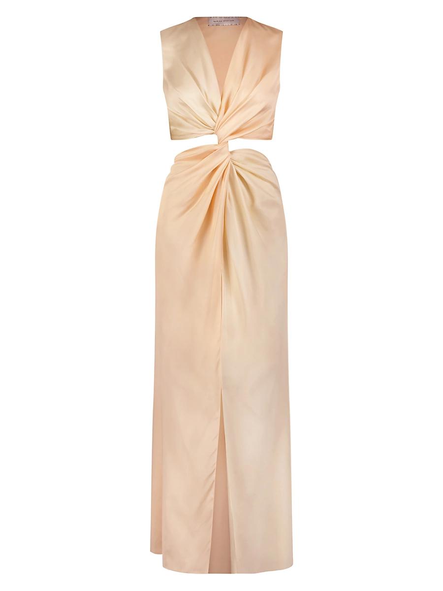 Womens Colorblocked Twist Dress Size 0 Product Image