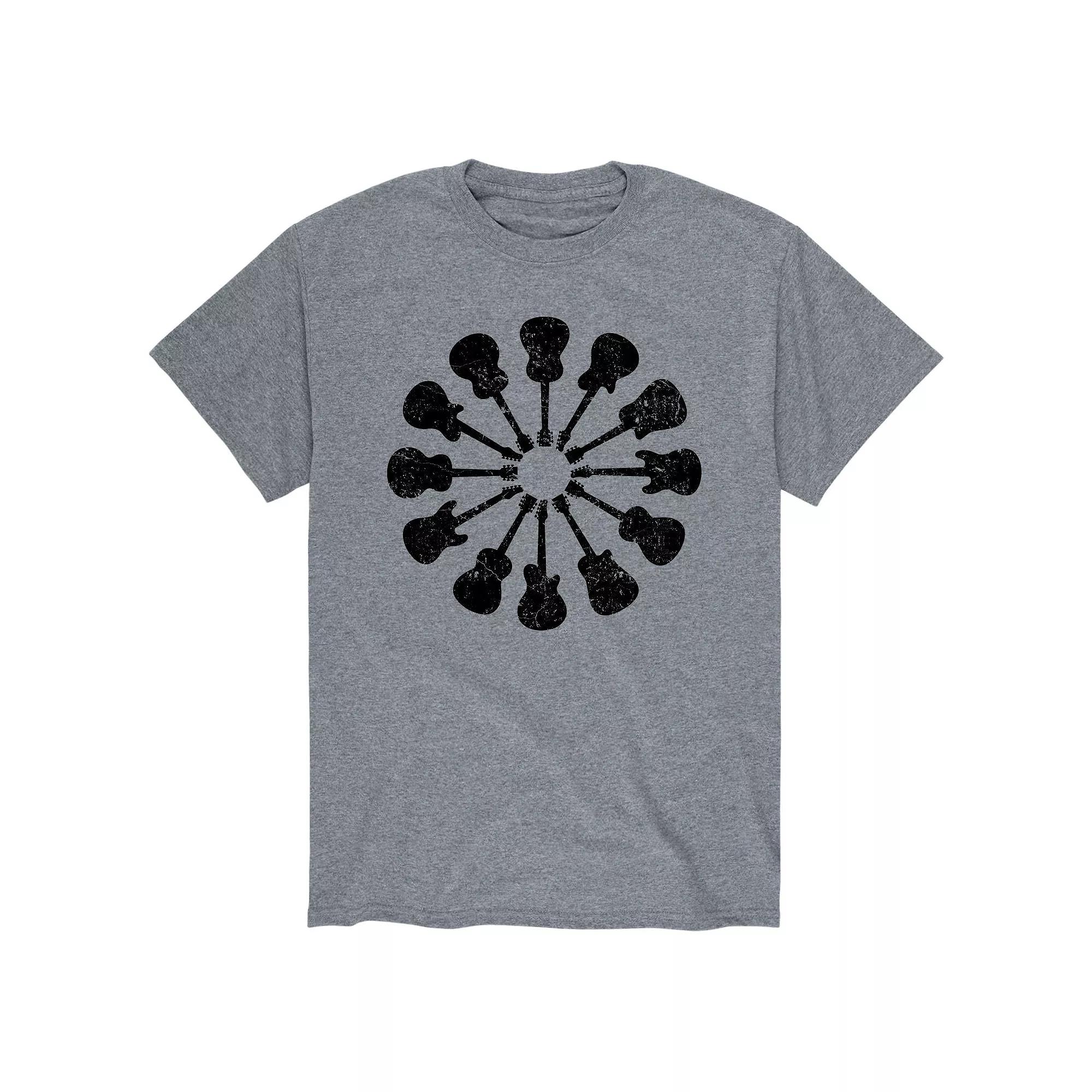 Men's Guitars Circular Tee,  Product Image