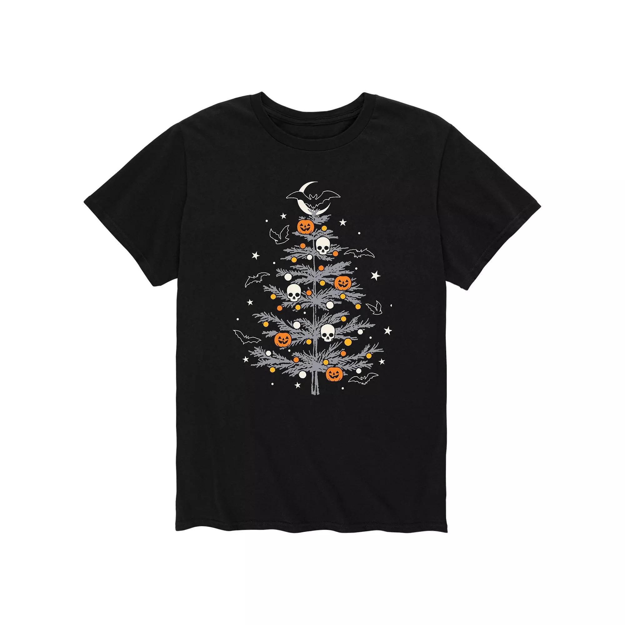 Men's Halloween Christmas Tree Tee,  Product Image
