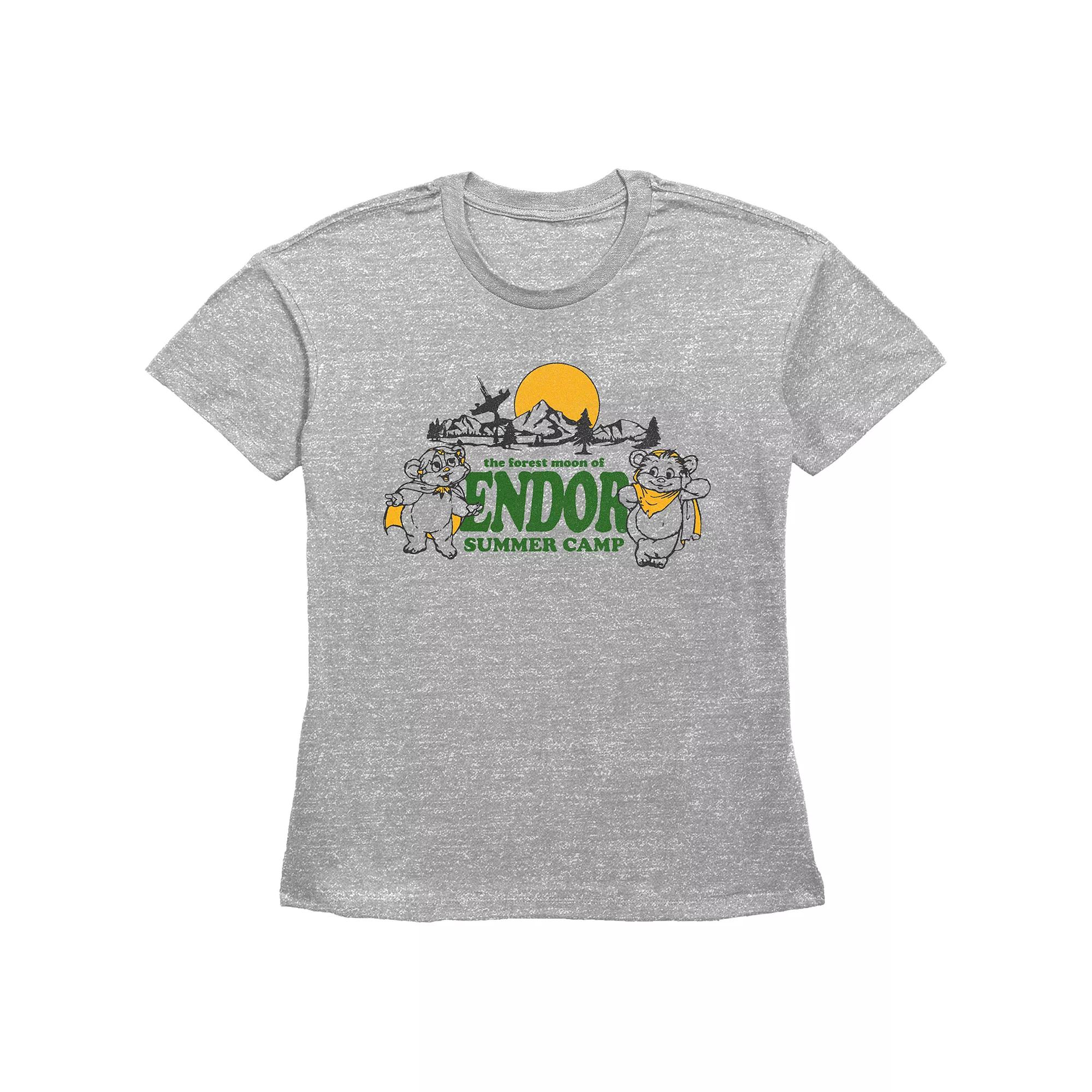Women's Star Wars Endor Summer Camp Basic Fit Graphic Tee, Girl's,  Product Image