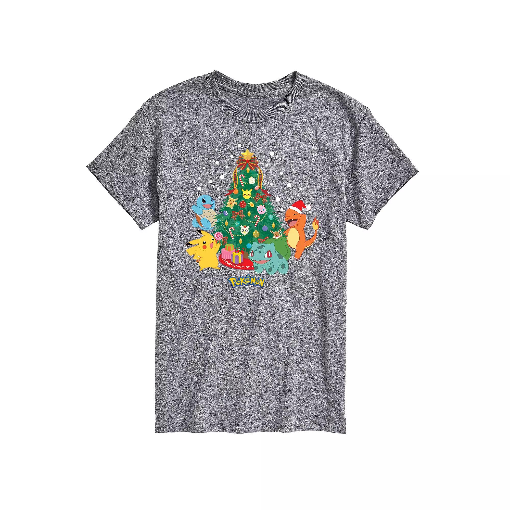 Men's Pokemon Christmas Tree Tee,  Product Image