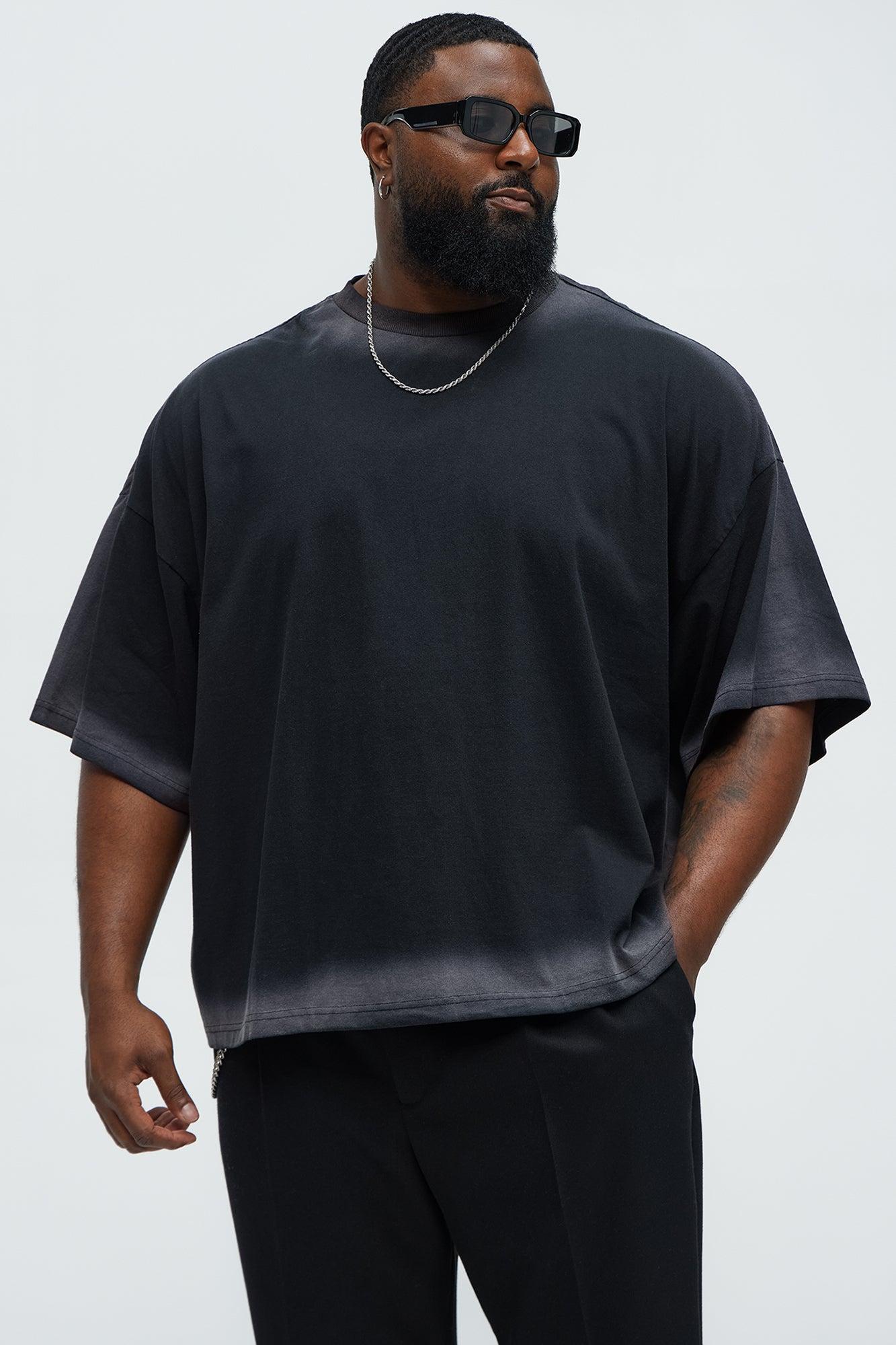 Dirty Wash Heavyweight Boxy Tee - Black Product Image