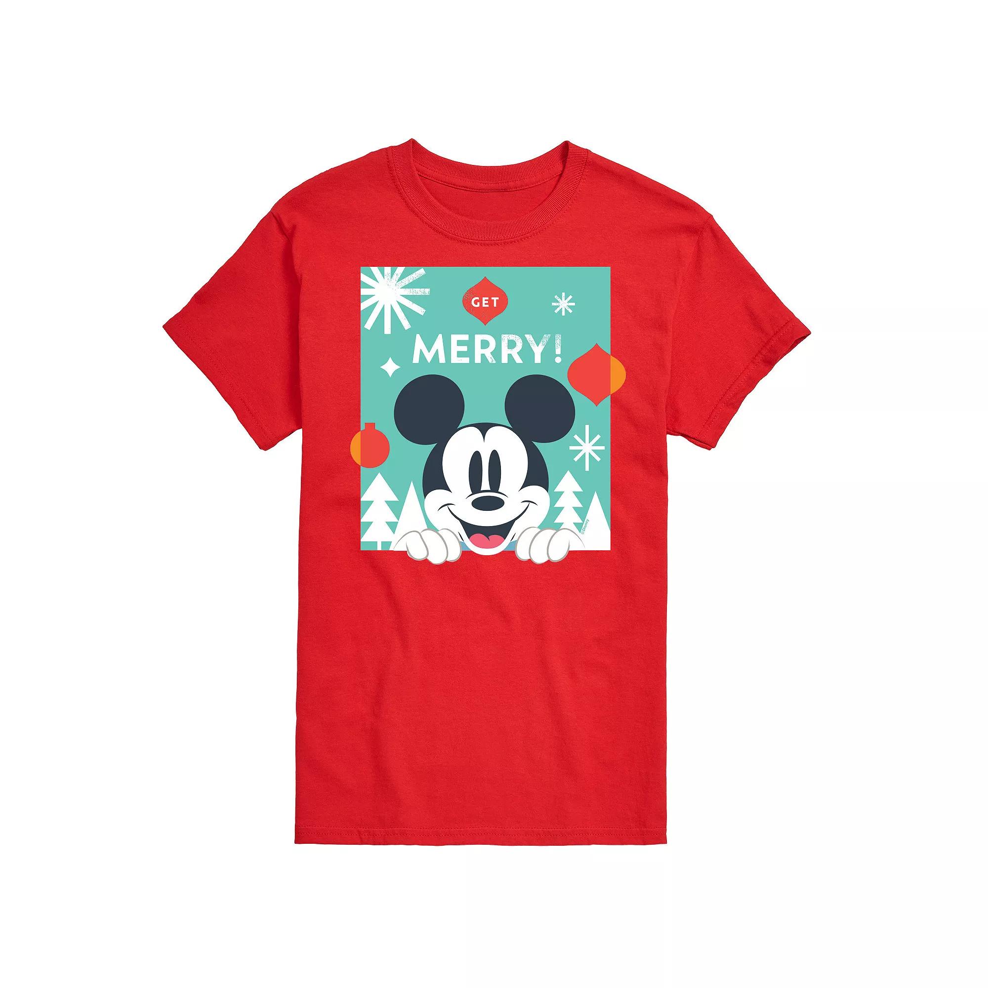 Disney's Big & Tall Get Merry Graphic Tee, Men's,  Product Image