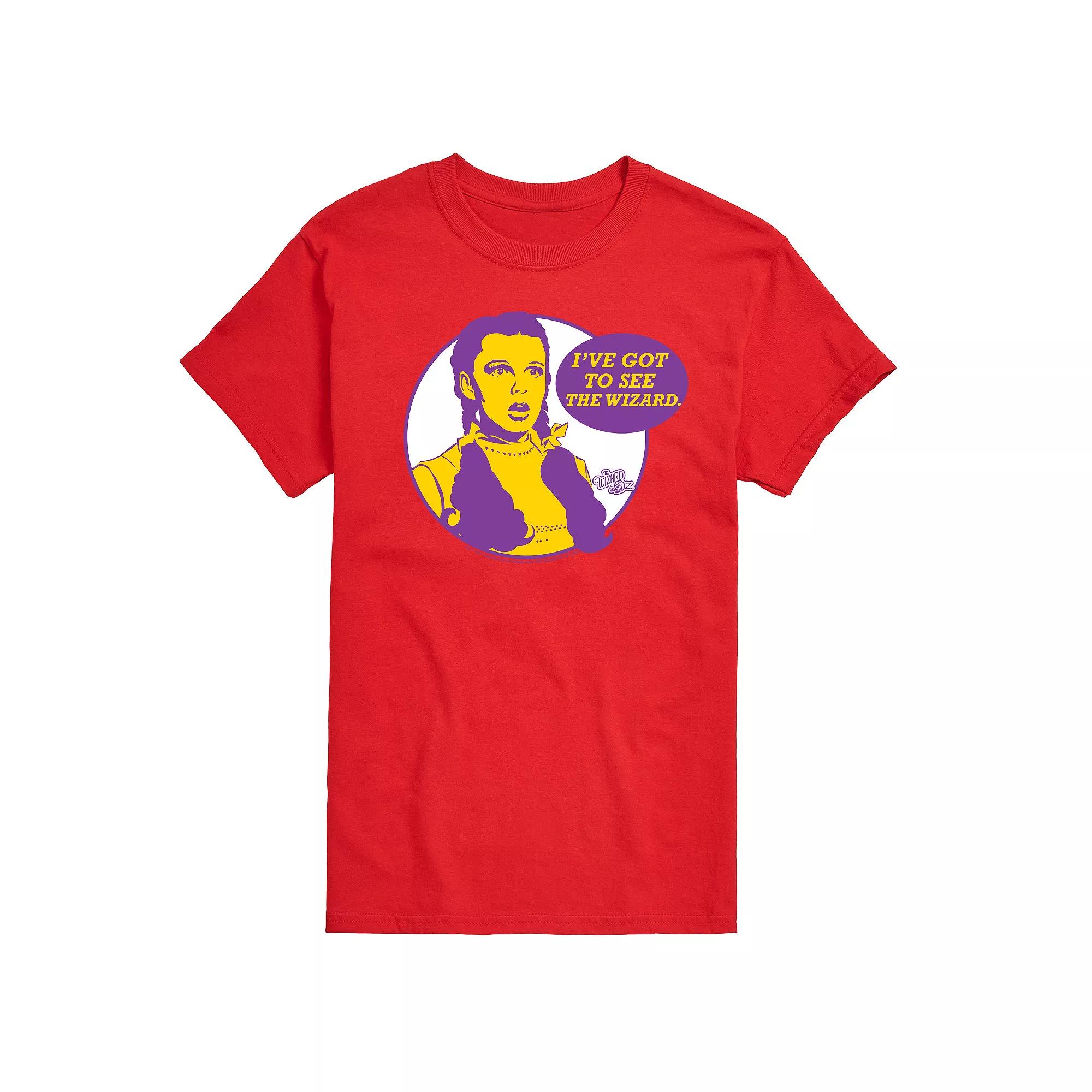 Men's Wizard Of Oz Dorothy See The Wizard Graphic Tee,  Product Image
