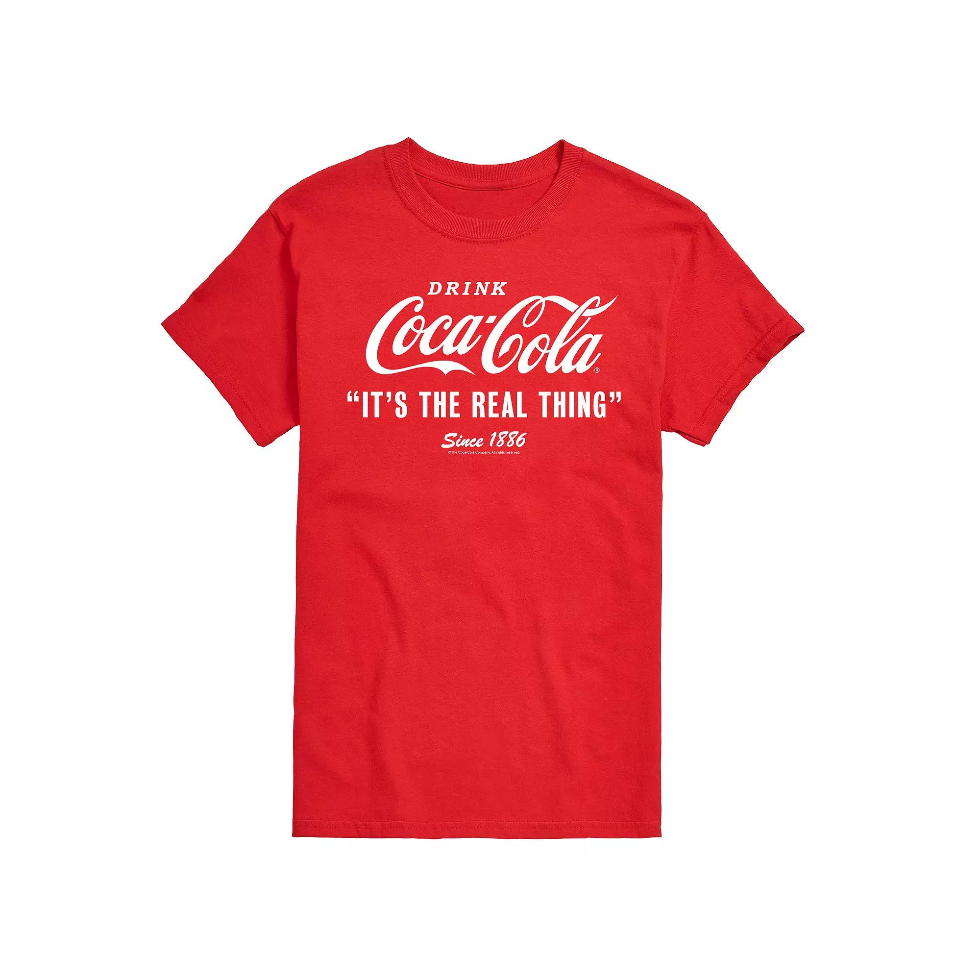 Men's Coca-Cola Its A Real Thing Graphic Tee,  Product Image