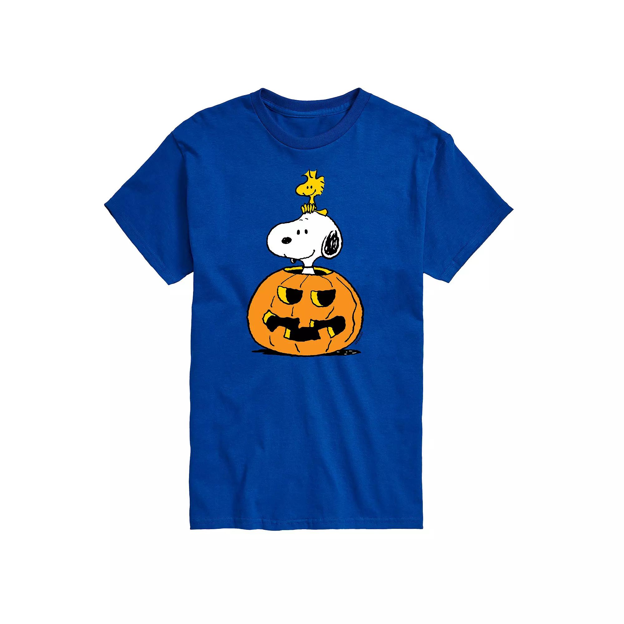Big & Tall Peanuts Snoopy Pumpkin Tee, Men's,  Product Image