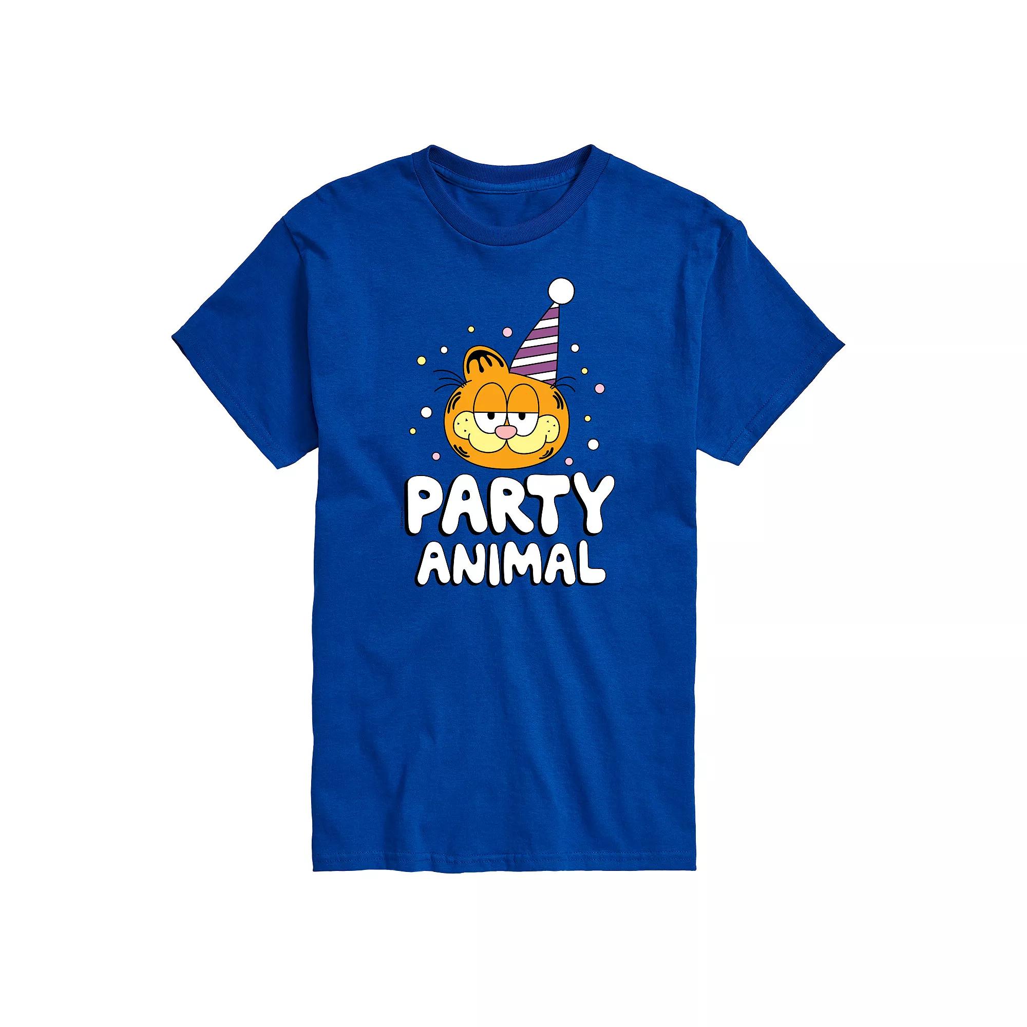 Big & Tall Garfield Party Animal Graphic Tee, Men's,  Product Image