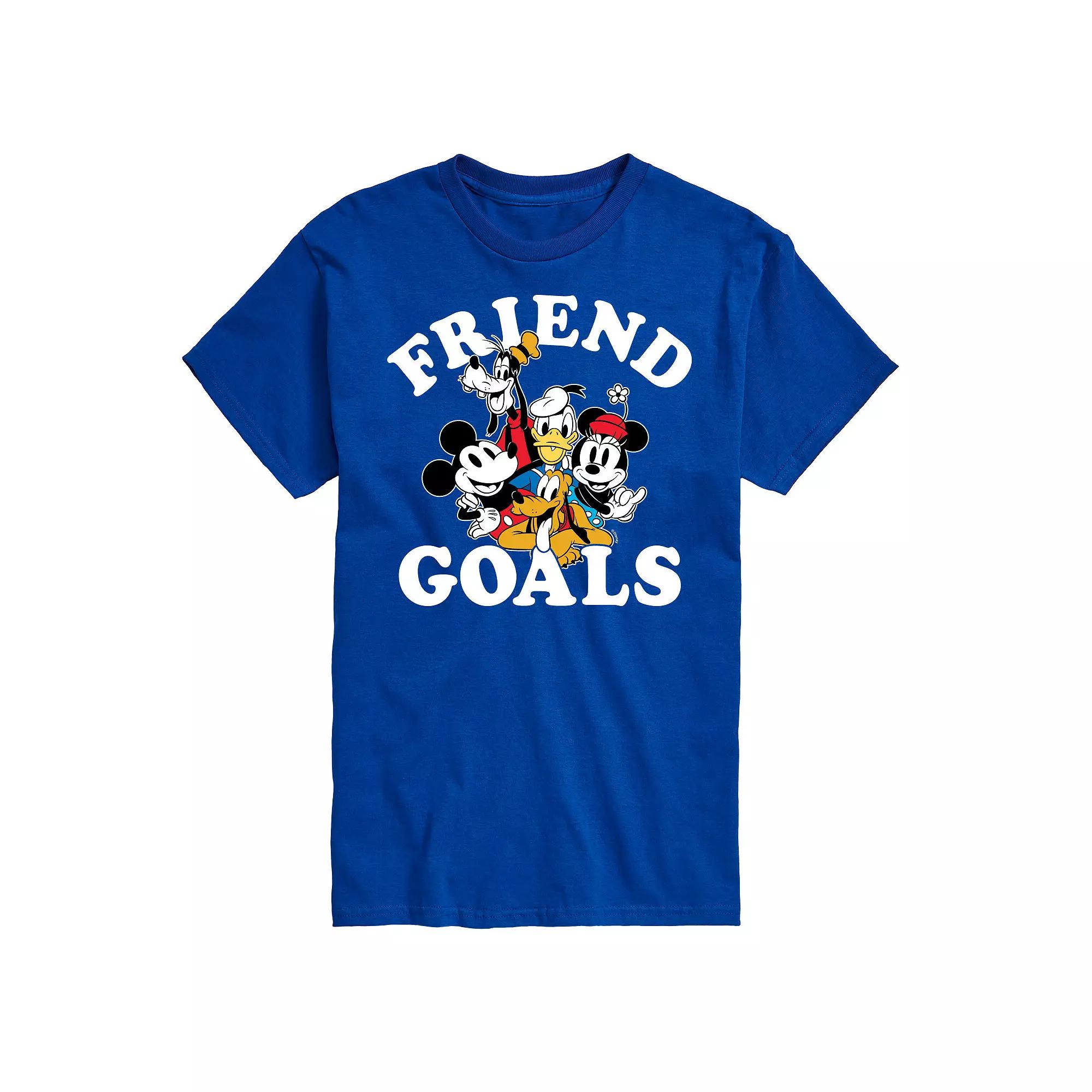 Disney's Mickey Mouse & Friends Big & Tall Friend Goals Graphic Tee, Men's,  Product Image