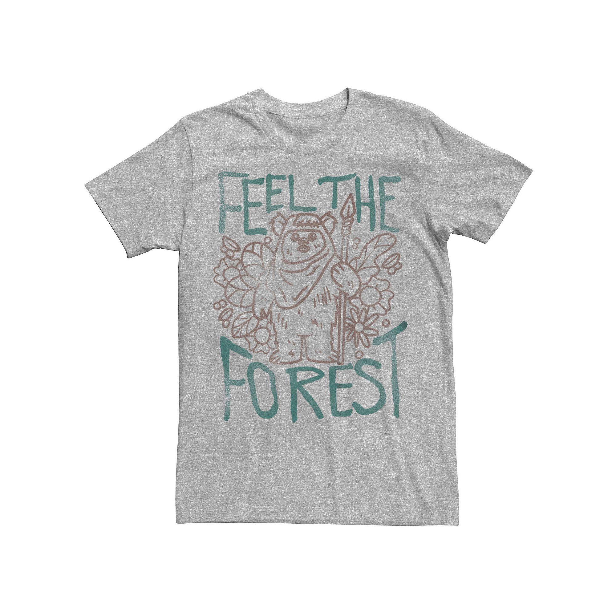 Men's Star Wars Ewok "Feel The Forest" Graphic Tee,  Product Image