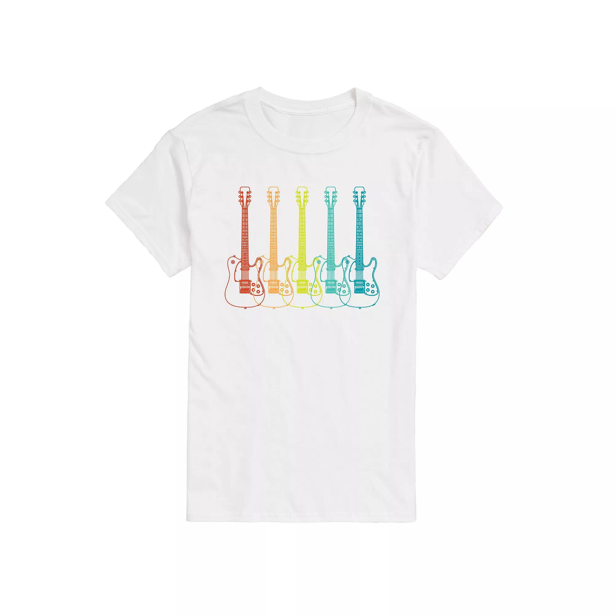 Big & Tall Guitar Lineup Graphic Tee, Men's,  Product Image