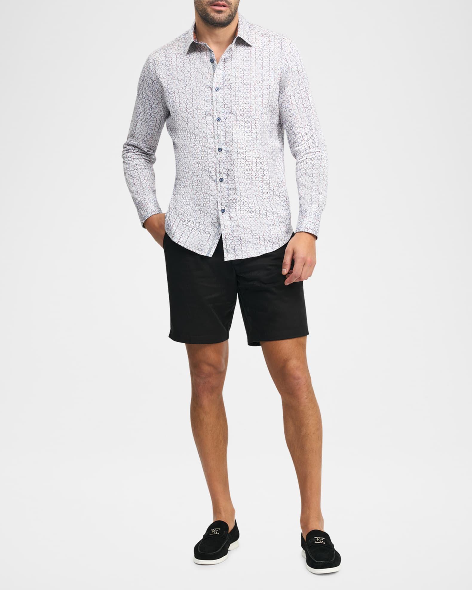 Men's Nelson Cotton-Stretch Sport Shirt Product Image