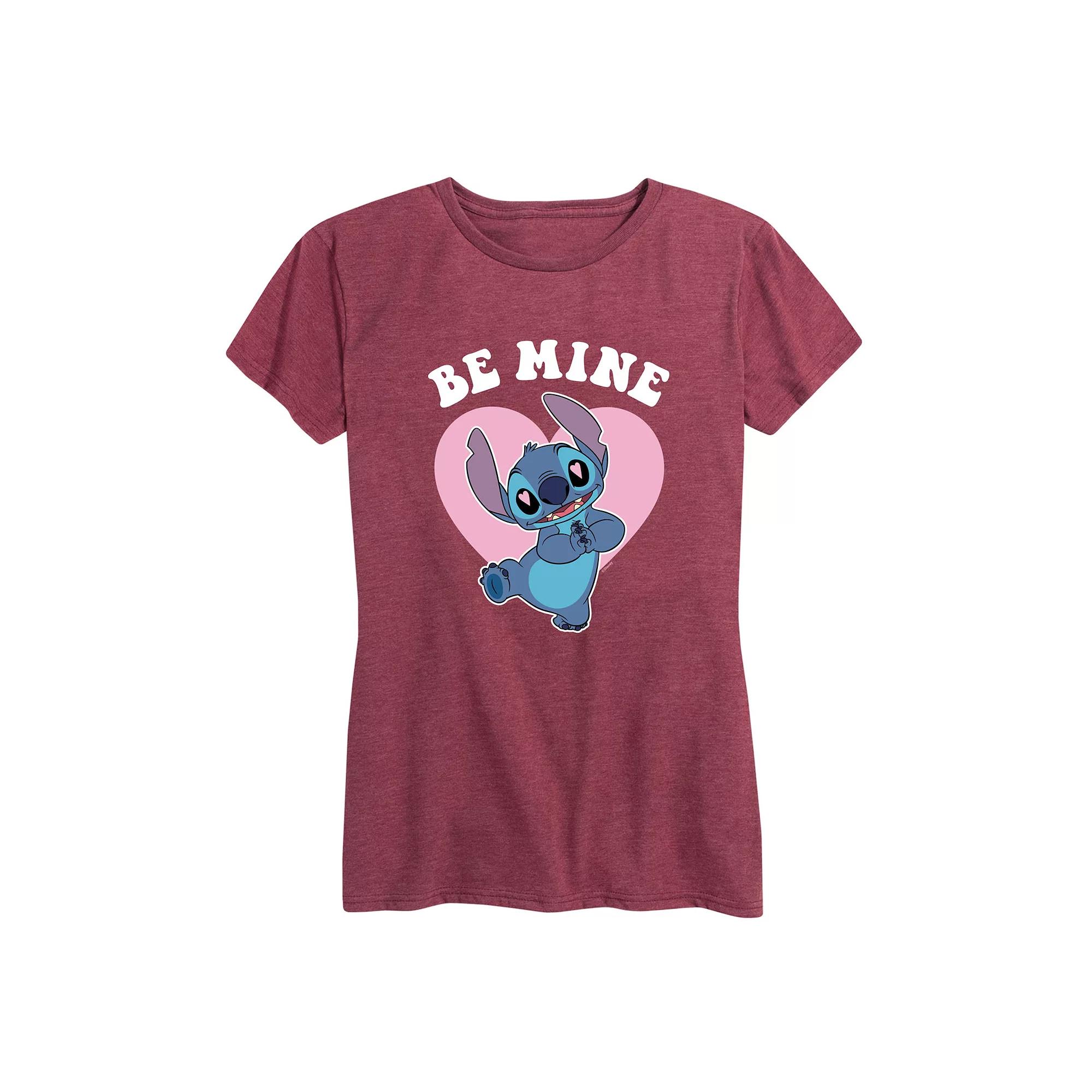 Disney's Lilo & Stitch Women's Be Mine Graphic Tee,  Product Image