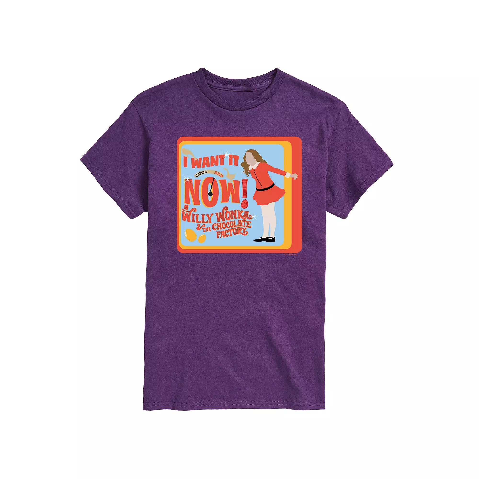 Men's Willy Wonka Veruca Salt Graphic Tee,  Product Image