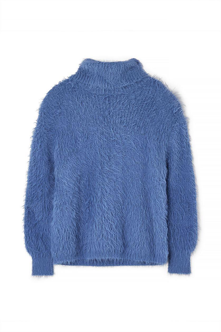 Oversized Turtleneck Knitted Sweater Product Image