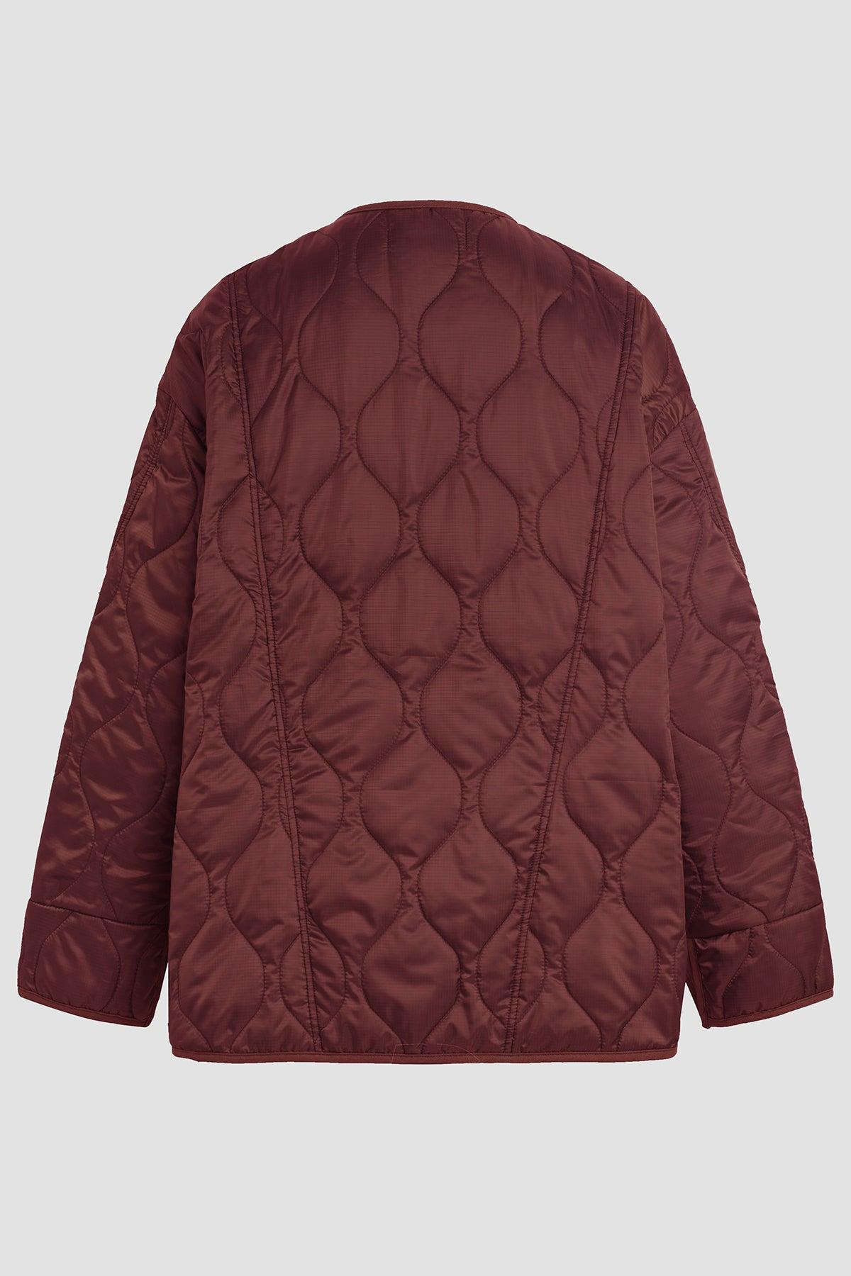 Oversized Quilted Jacket Female Product Image