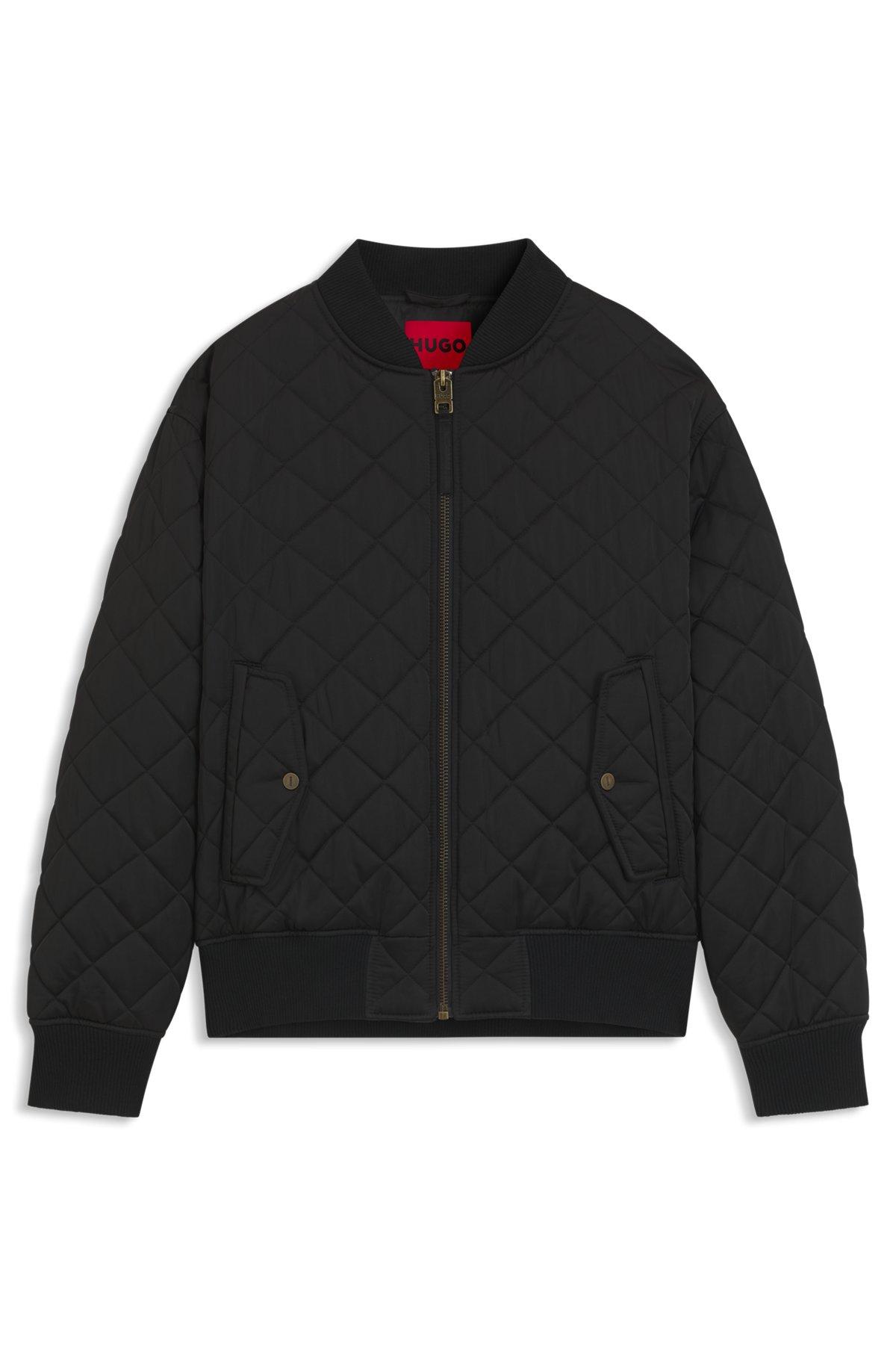 Water-repellent jacket in quilted satin Product Image