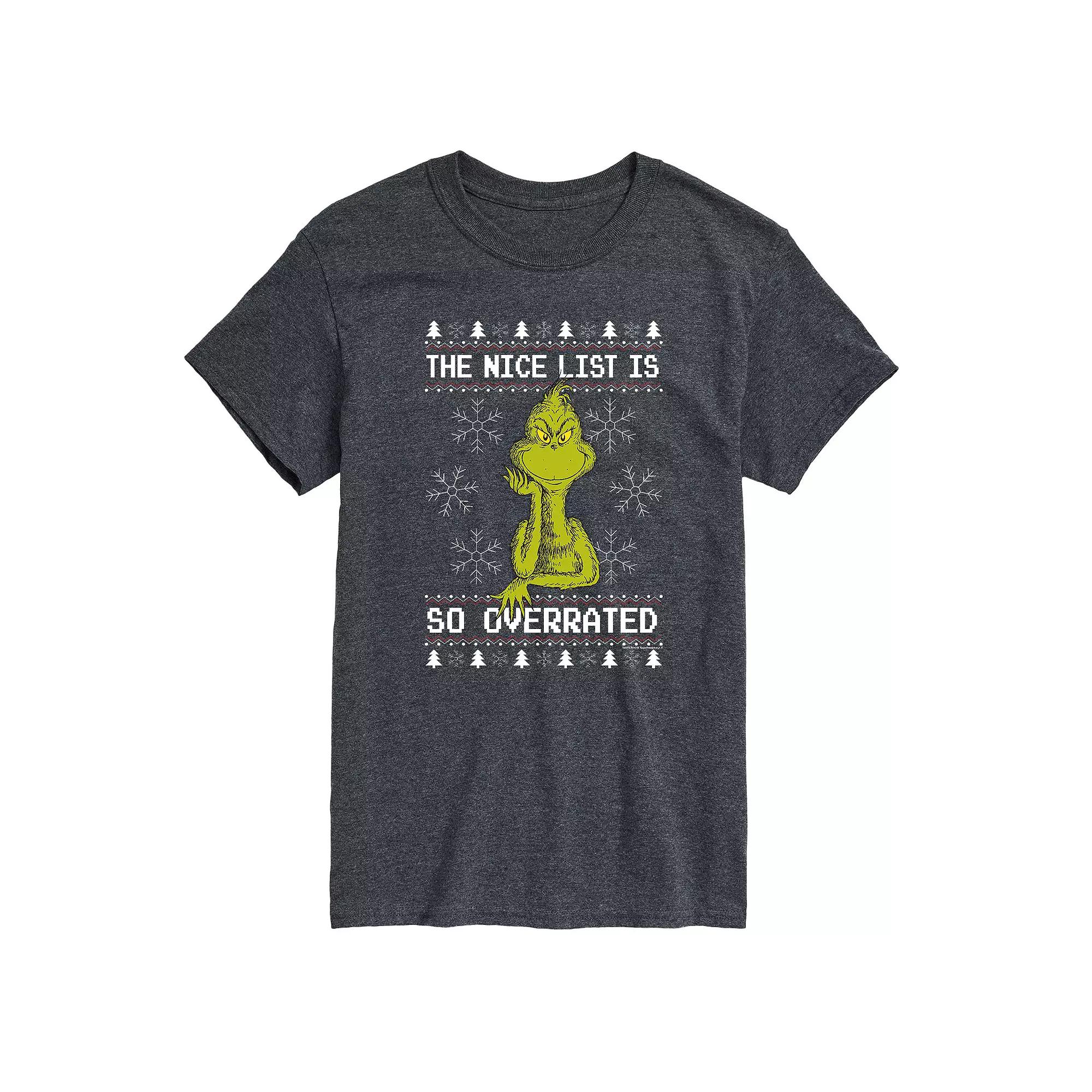Big & Tall Dr. Seuss Nice Overrated Tee, Men's,  Product Image