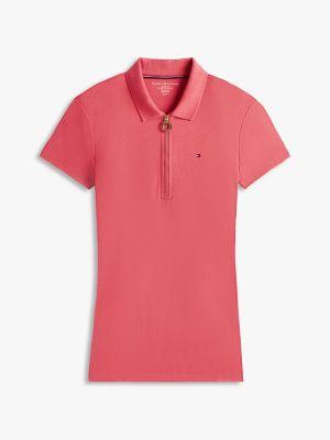 Slim Fit Zip Polo Product Image