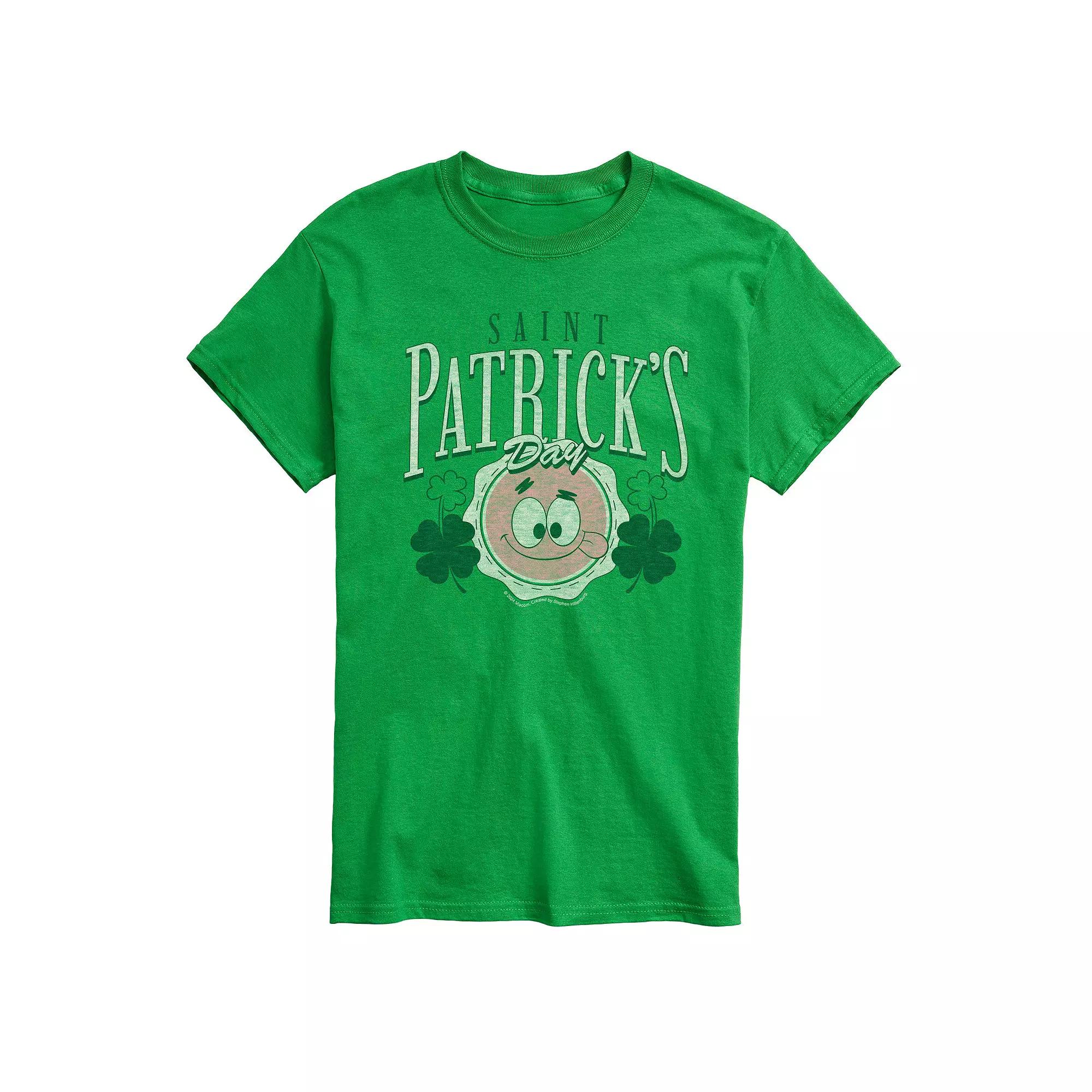 Big & Tall SpongeBob SquarePants St. Patrick's Day Graphic Tee, Men's,  Product Image