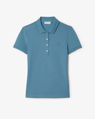 Women's L.12.D Slim Fit Stretch Mini Piqué Polo Product Image