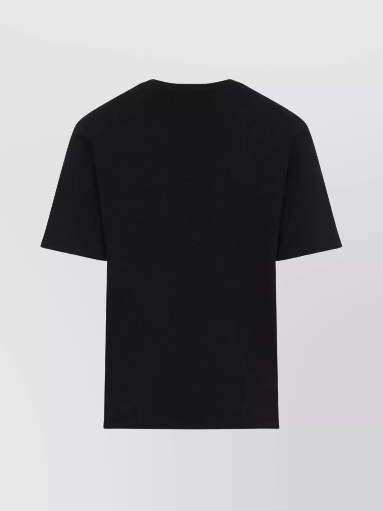 AMIRI Black Cotton T-shirt With Bold Logo Statement Product Image