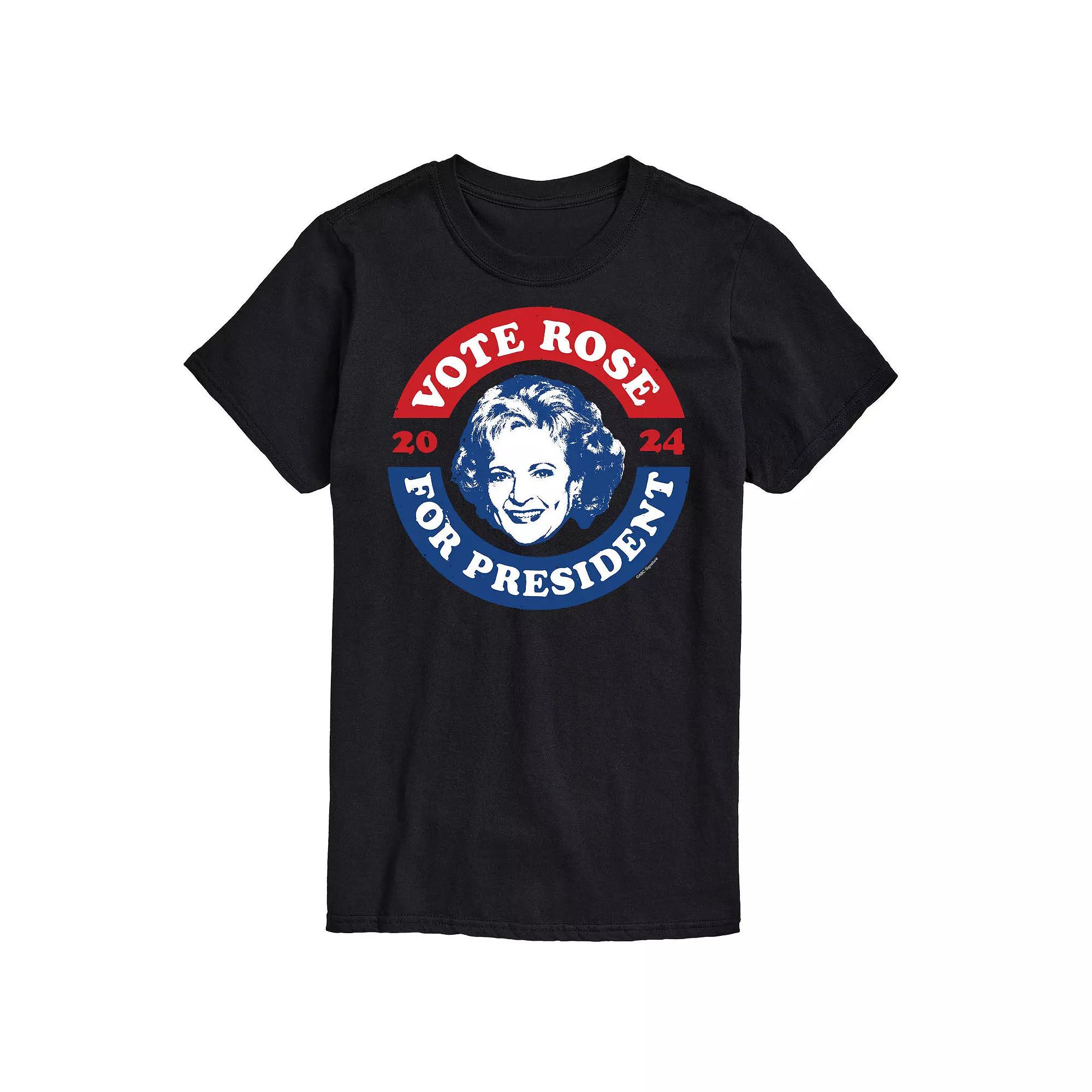 Men's Golden Girls President Rose Tee,  Product Image