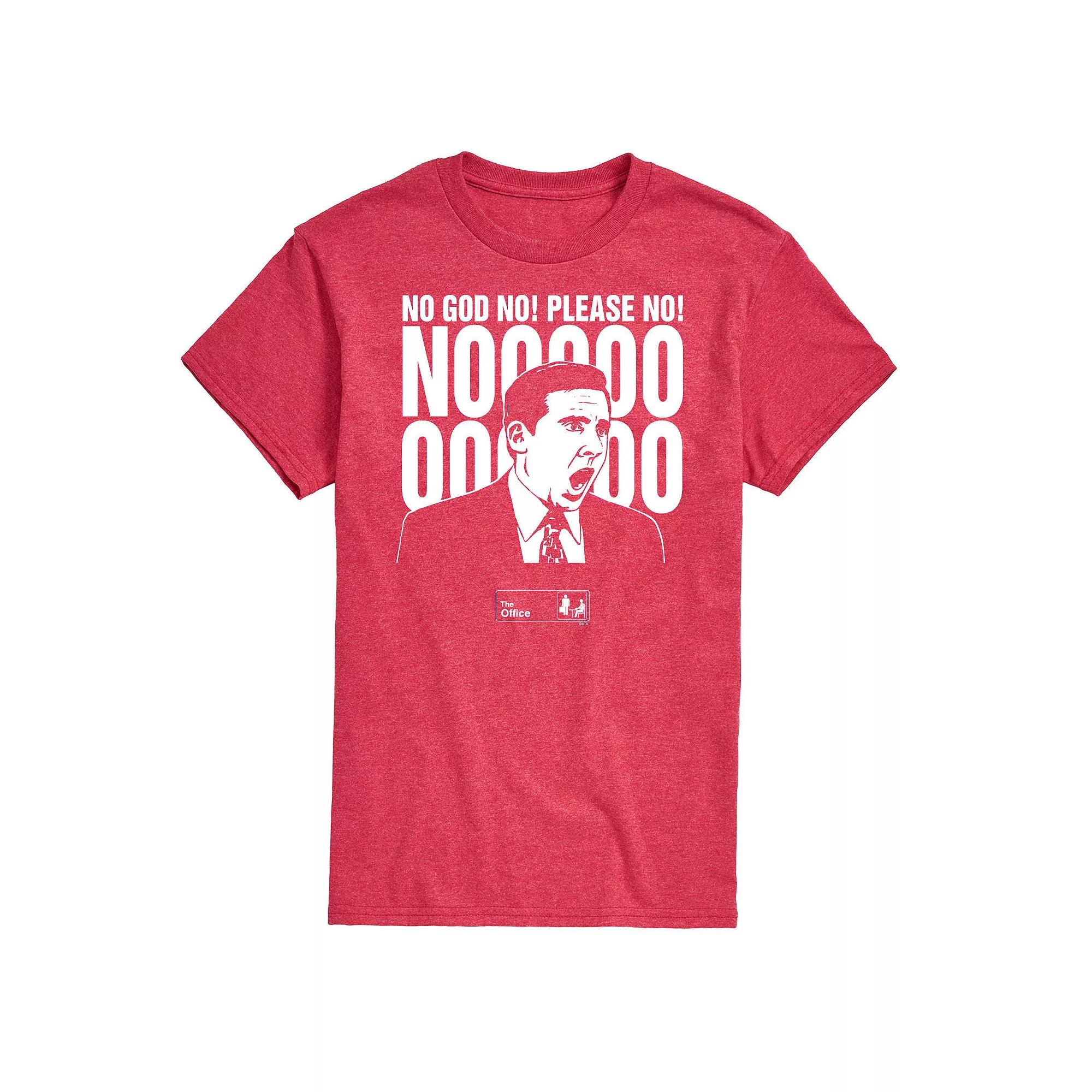 Men's The Office No God Please No Tee,  Product Image