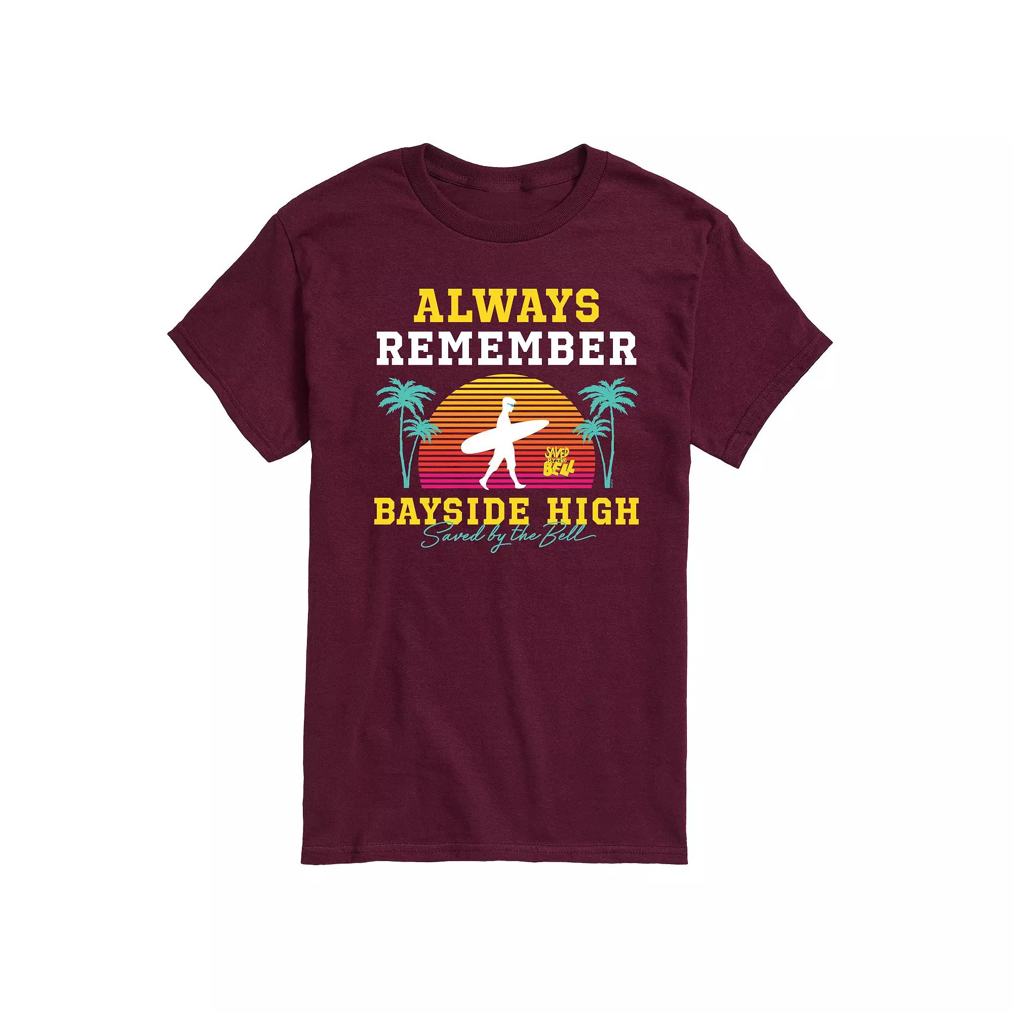 Men's Saved By The Bell Bayside High Graphic Tee,  Product Image