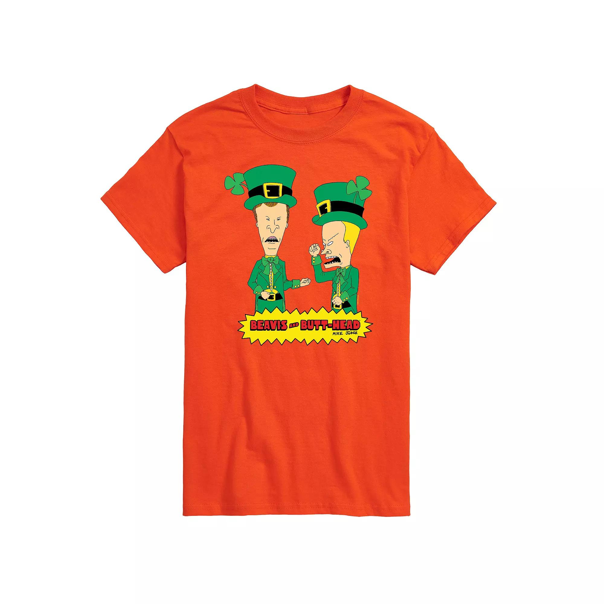Men's Beavis And Butthead St. Patrick's Day Tee,  Product Image